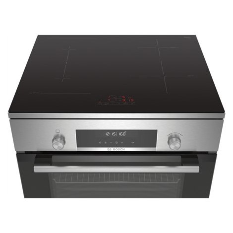 Bosch | Cooker | HLS79Y351U Series 6 | Hob type Induction | Oven type Electric | Stainless Steel | Width 60 cm | Grilling | LCD - 2